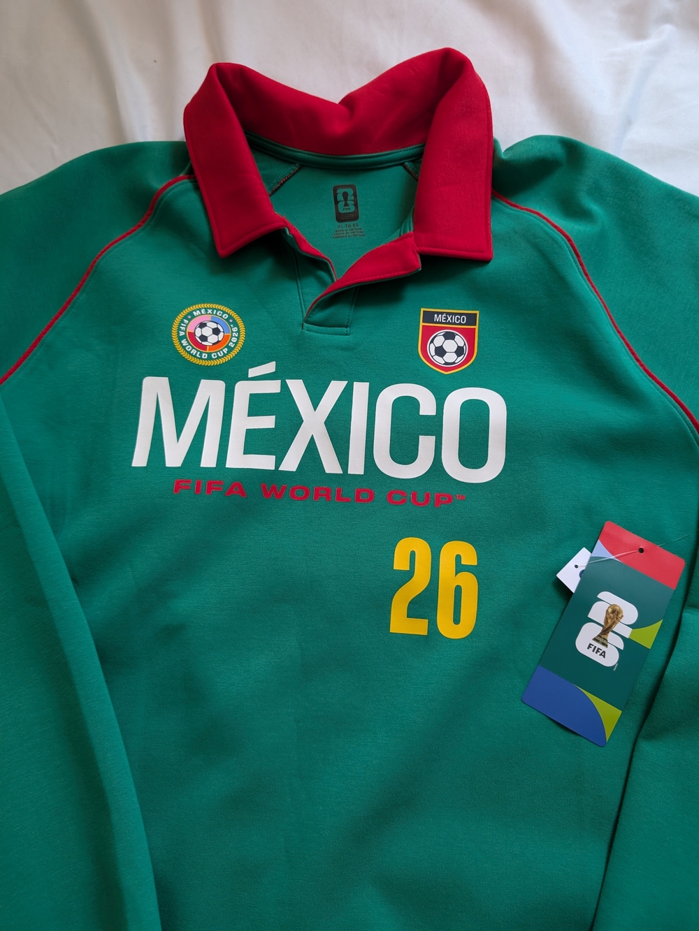 DEADSTOCK Mexico FIFA World Cup 2026 Official Polo XL 🔥⚽